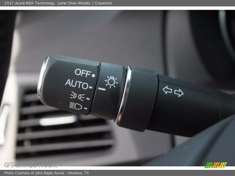 Lunar Silver Metallic / Graystone 2017 Acura MDX Technology