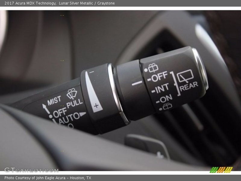 Lunar Silver Metallic / Graystone 2017 Acura MDX Technology