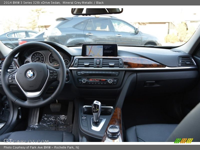 Mineral Grey Metallic / Black 2014 BMW 3 Series 328i xDrive Sedan