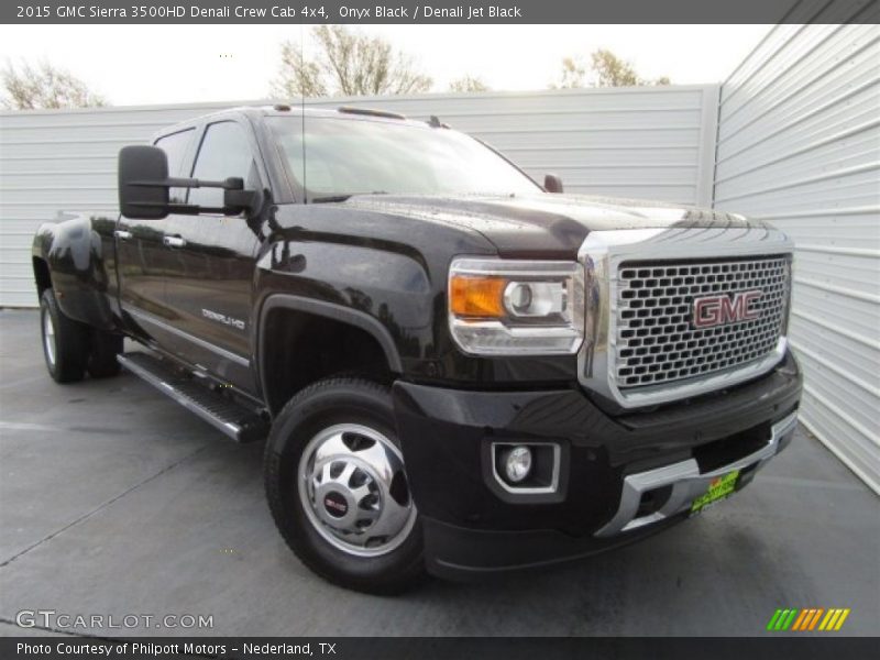 Onyx Black / Denali Jet Black 2015 GMC Sierra 3500HD Denali Crew Cab 4x4