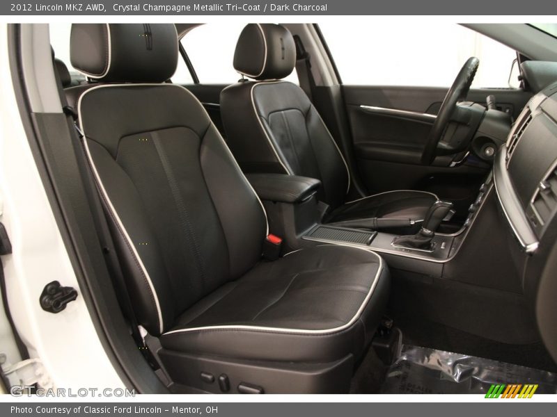 Crystal Champagne Metallic Tri-Coat / Dark Charcoal 2012 Lincoln MKZ AWD