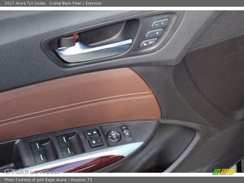 Crystal Black Pearl / Espresso 2017 Acura TLX Sedan