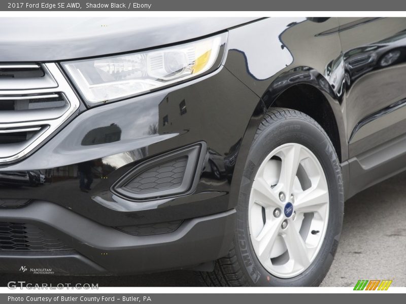 Shadow Black / Ebony 2017 Ford Edge SE AWD