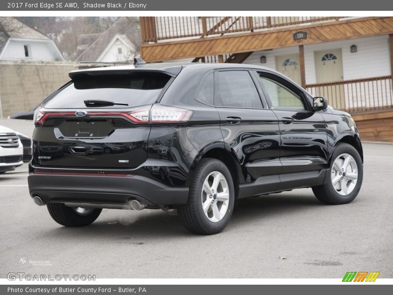 Shadow Black / Ebony 2017 Ford Edge SE AWD