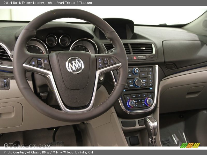 White Pearl Tricoat / Titanium 2014 Buick Encore Leather