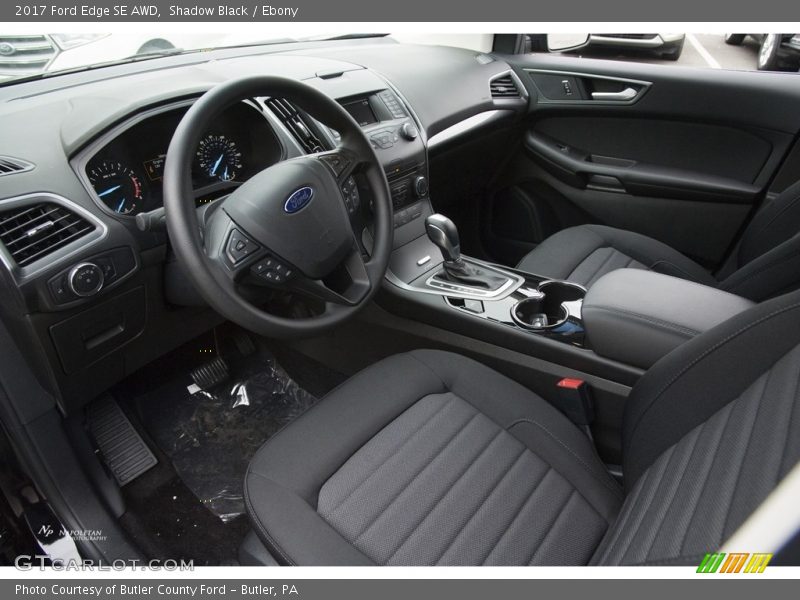 Shadow Black / Ebony 2017 Ford Edge SE AWD