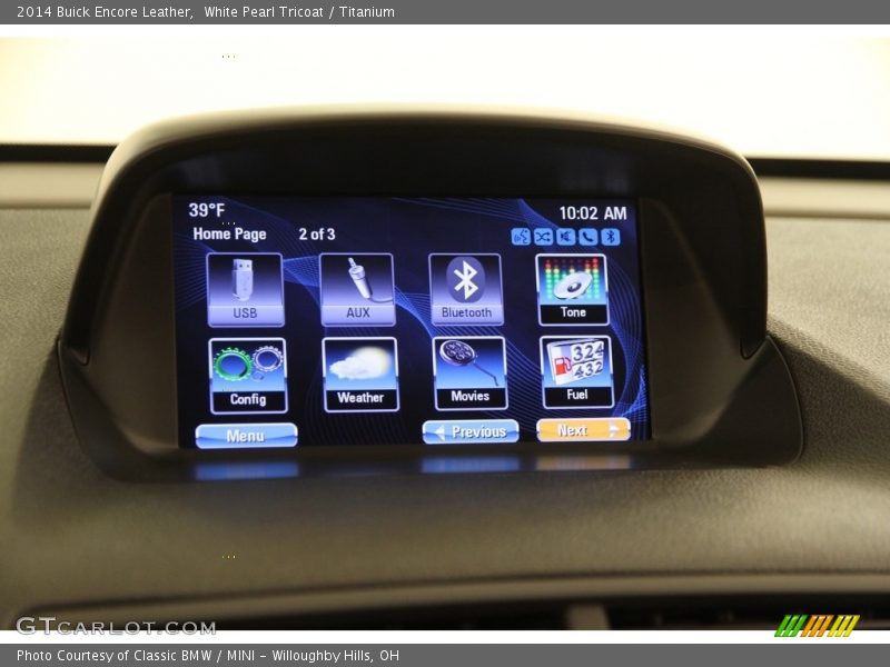 White Pearl Tricoat / Titanium 2014 Buick Encore Leather