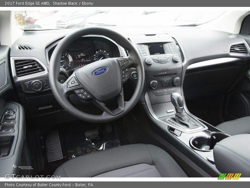 Shadow Black / Ebony 2017 Ford Edge SE AWD