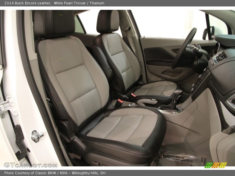 White Pearl Tricoat / Titanium 2014 Buick Encore Leather