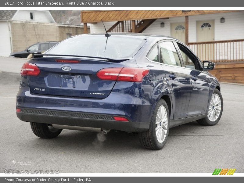 Kona Blue / Charcoal Black 2017 Ford Focus Titanium Sedan