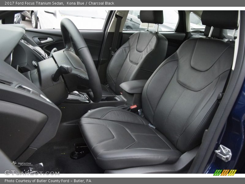 Kona Blue / Charcoal Black 2017 Ford Focus Titanium Sedan