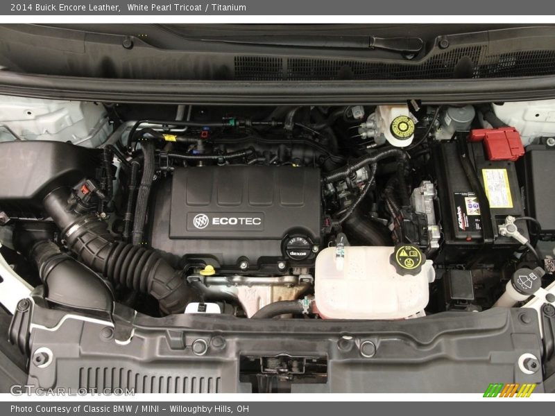 White Pearl Tricoat / Titanium 2014 Buick Encore Leather