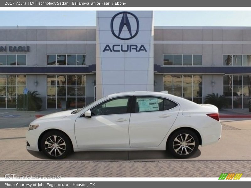 Bellanova White Pearl / Ebony 2017 Acura TLX Technology Sedan