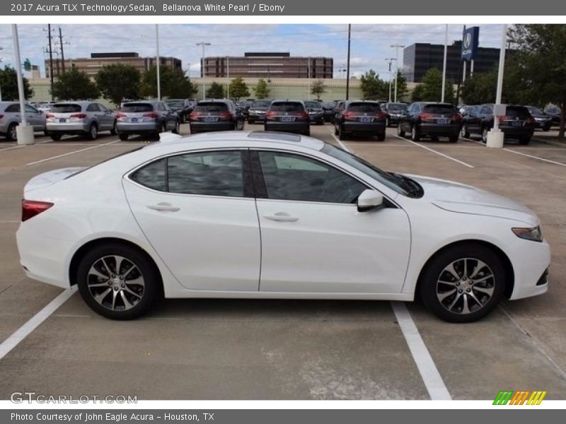 Bellanova White Pearl / Ebony 2017 Acura TLX Technology Sedan
