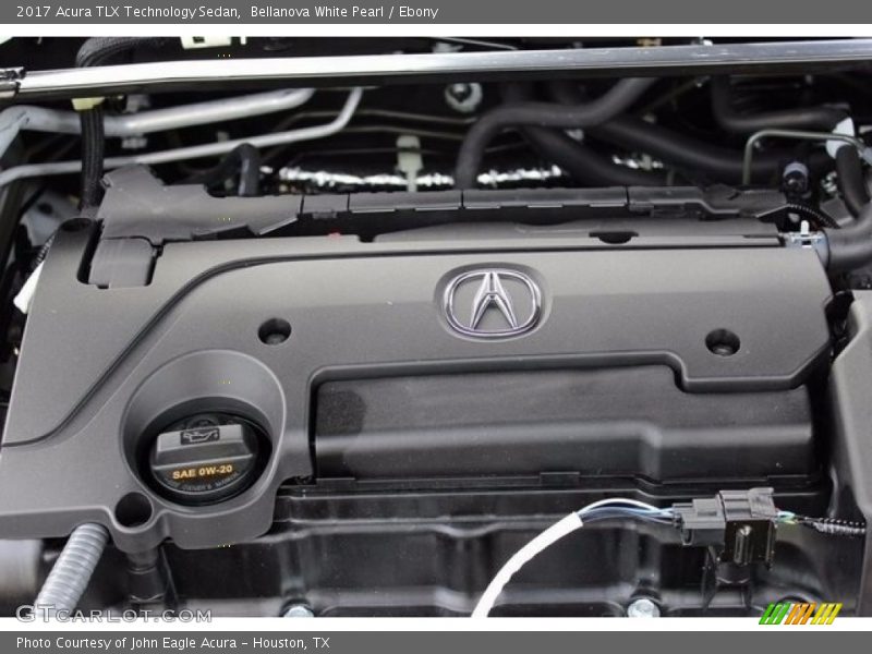 Bellanova White Pearl / Ebony 2017 Acura TLX Technology Sedan