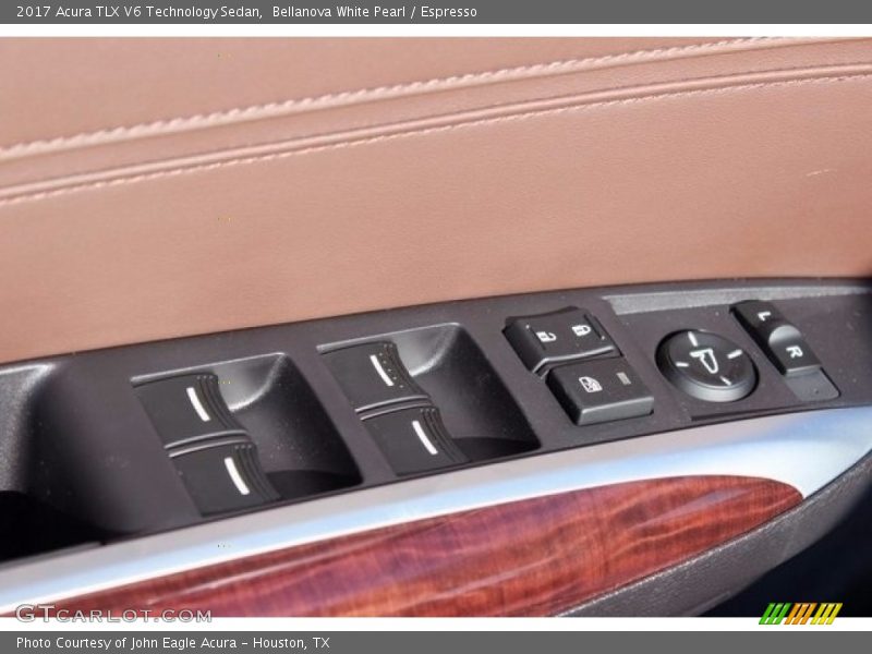 Bellanova White Pearl / Espresso 2017 Acura TLX V6 Technology Sedan