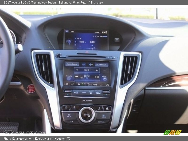 Bellanova White Pearl / Espresso 2017 Acura TLX V6 Technology Sedan