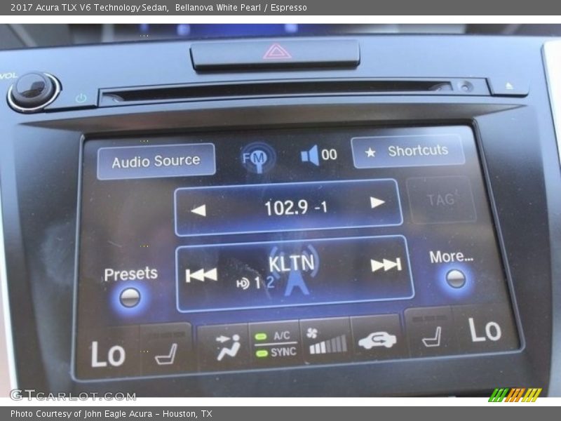 Bellanova White Pearl / Espresso 2017 Acura TLX V6 Technology Sedan
