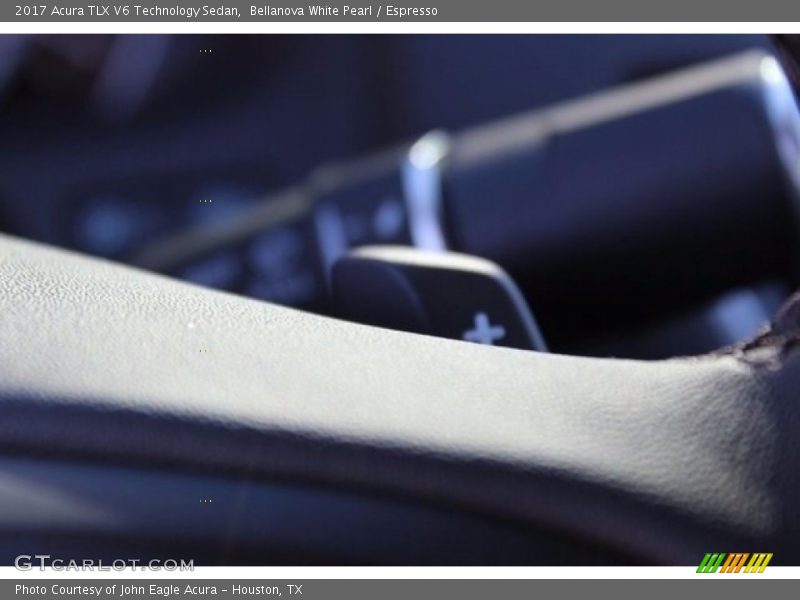 Bellanova White Pearl / Espresso 2017 Acura TLX V6 Technology Sedan