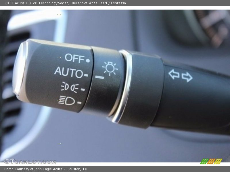 Bellanova White Pearl / Espresso 2017 Acura TLX V6 Technology Sedan