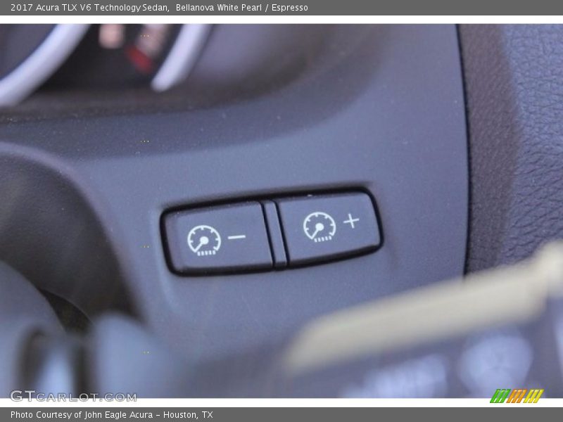 Bellanova White Pearl / Espresso 2017 Acura TLX V6 Technology Sedan