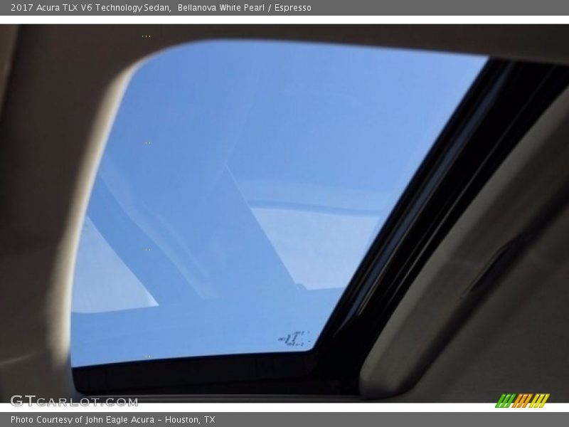 Bellanova White Pearl / Espresso 2017 Acura TLX V6 Technology Sedan