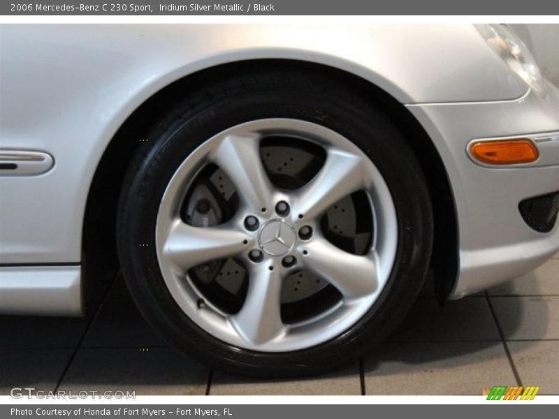 Iridium Silver Metallic / Black 2006 Mercedes-Benz C 230 Sport