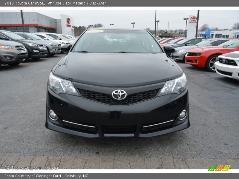 Attitude Black Metallic / Black/Ash 2013 Toyota Camry SE