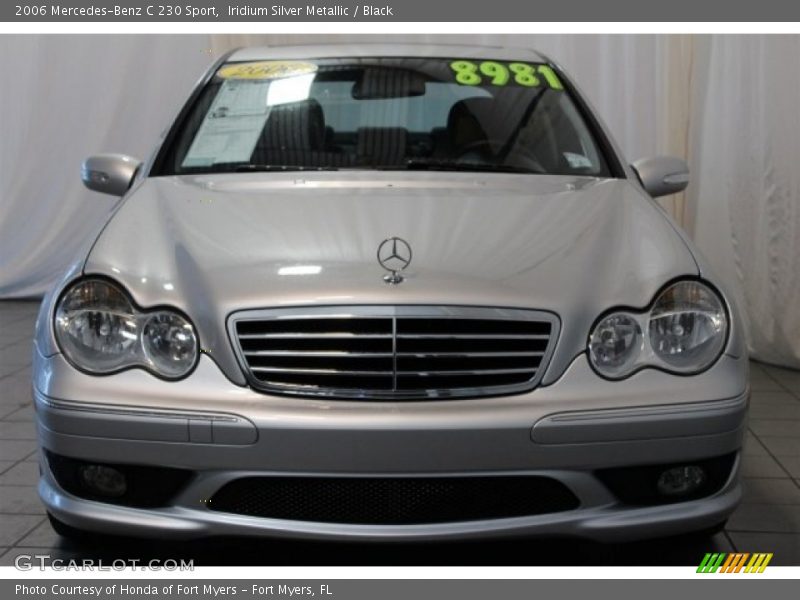 Iridium Silver Metallic / Black 2006 Mercedes-Benz C 230 Sport