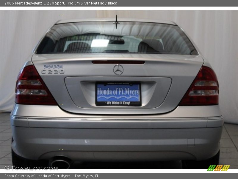 Iridium Silver Metallic / Black 2006 Mercedes-Benz C 230 Sport