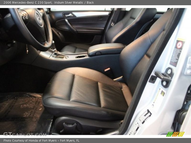 Iridium Silver Metallic / Black 2006 Mercedes-Benz C 230 Sport
