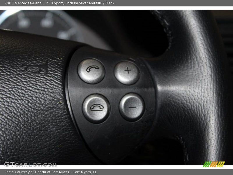 Iridium Silver Metallic / Black 2006 Mercedes-Benz C 230 Sport