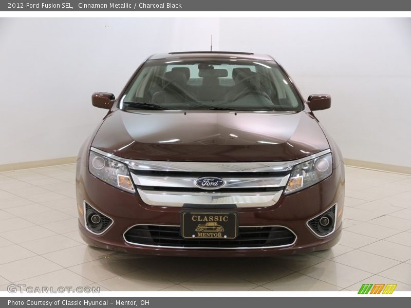 Cinnamon Metallic / Charcoal Black 2012 Ford Fusion SEL