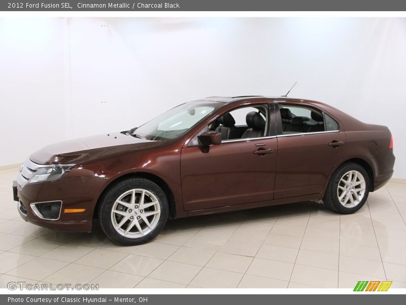 Cinnamon Metallic / Charcoal Black 2012 Ford Fusion SEL