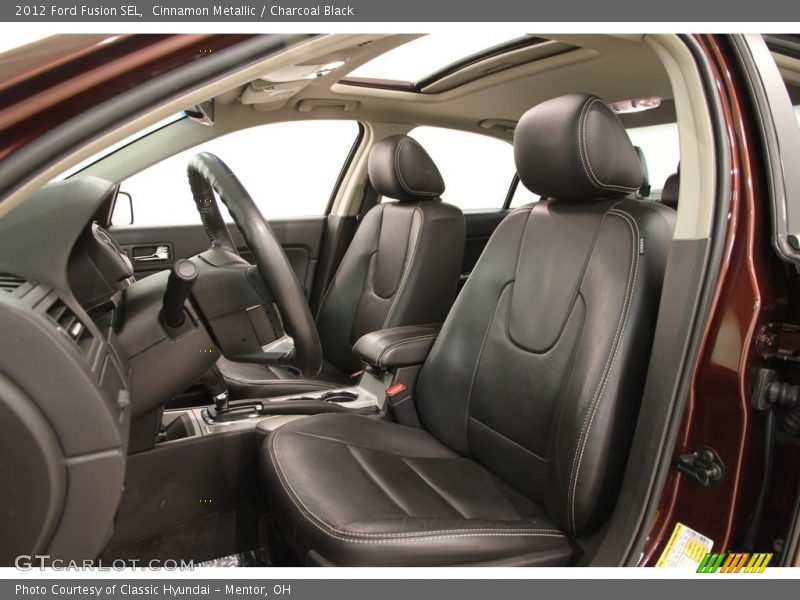 Cinnamon Metallic / Charcoal Black 2012 Ford Fusion SEL