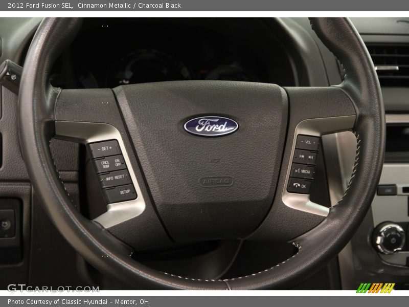Cinnamon Metallic / Charcoal Black 2012 Ford Fusion SEL