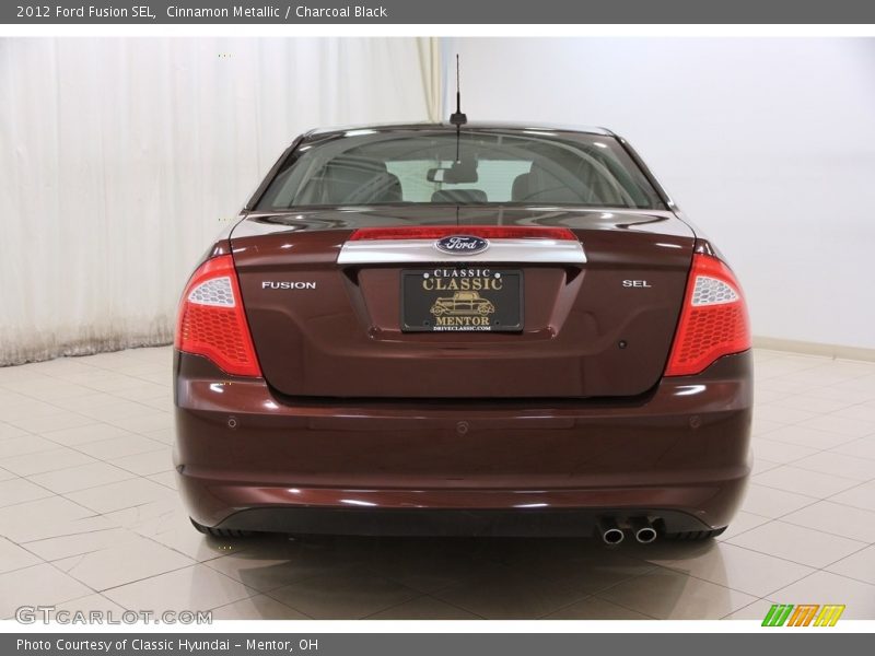 Cinnamon Metallic / Charcoal Black 2012 Ford Fusion SEL