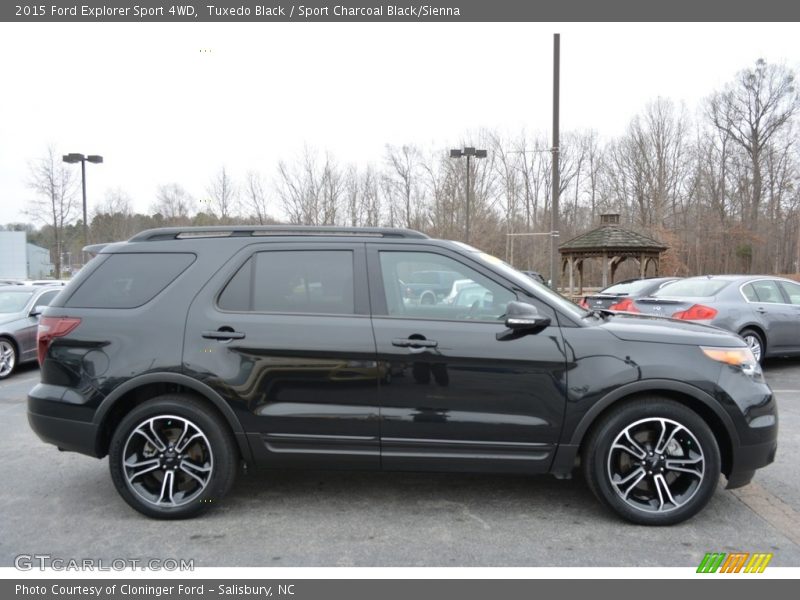 Tuxedo Black / Sport Charcoal Black/Sienna 2015 Ford Explorer Sport 4WD