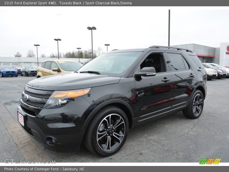 Tuxedo Black / Sport Charcoal Black/Sienna 2015 Ford Explorer Sport 4WD