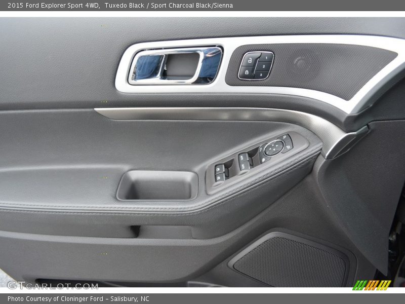 Tuxedo Black / Sport Charcoal Black/Sienna 2015 Ford Explorer Sport 4WD