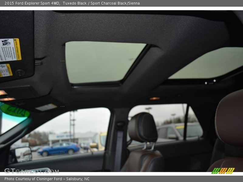 Tuxedo Black / Sport Charcoal Black/Sienna 2015 Ford Explorer Sport 4WD
