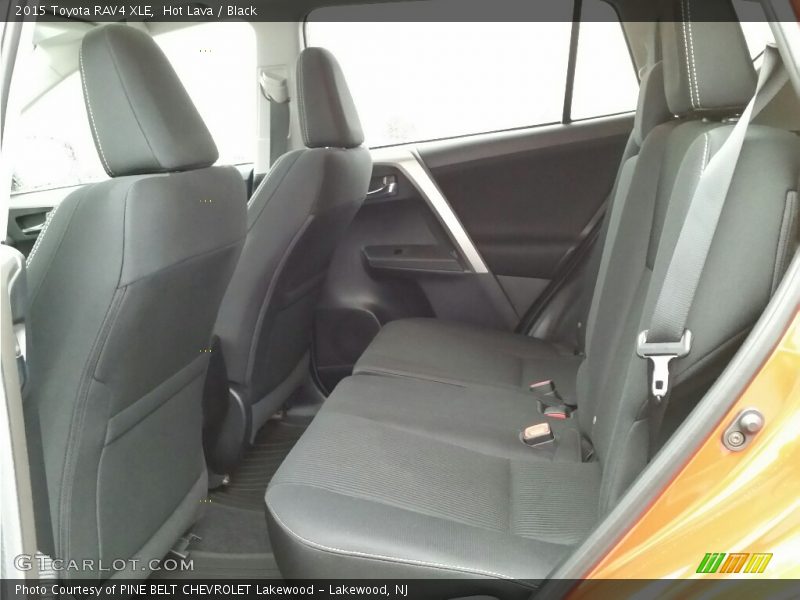 Hot Lava / Black 2015 Toyota RAV4 XLE