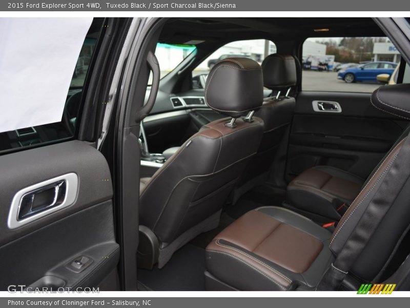 Tuxedo Black / Sport Charcoal Black/Sienna 2015 Ford Explorer Sport 4WD