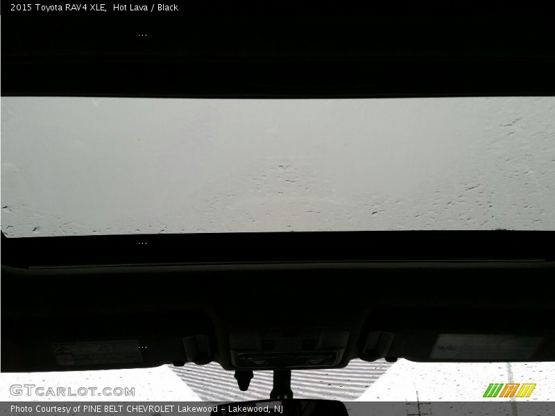 Hot Lava / Black 2015 Toyota RAV4 XLE