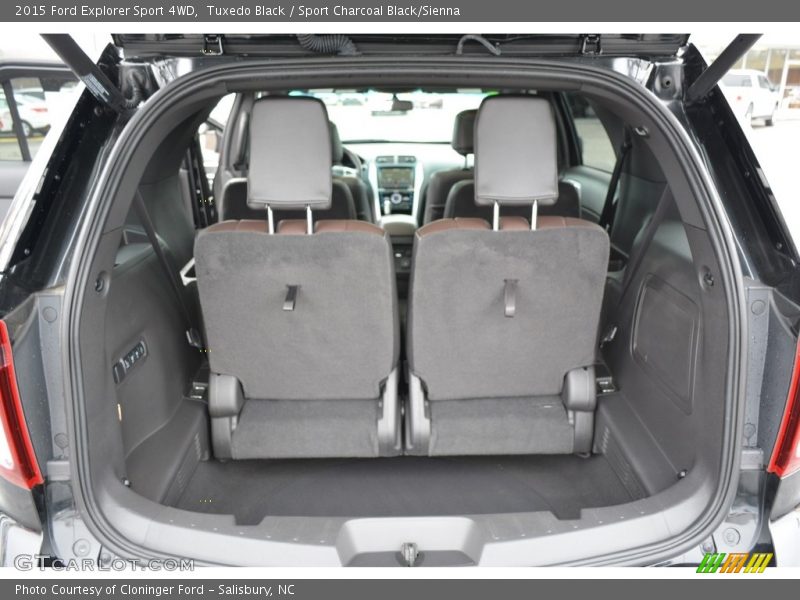 Tuxedo Black / Sport Charcoal Black/Sienna 2015 Ford Explorer Sport 4WD