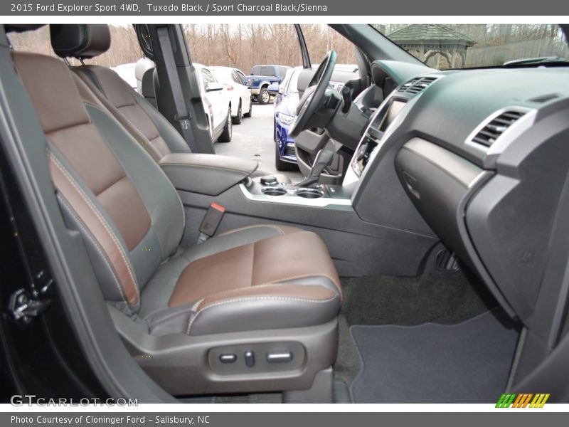 Tuxedo Black / Sport Charcoal Black/Sienna 2015 Ford Explorer Sport 4WD