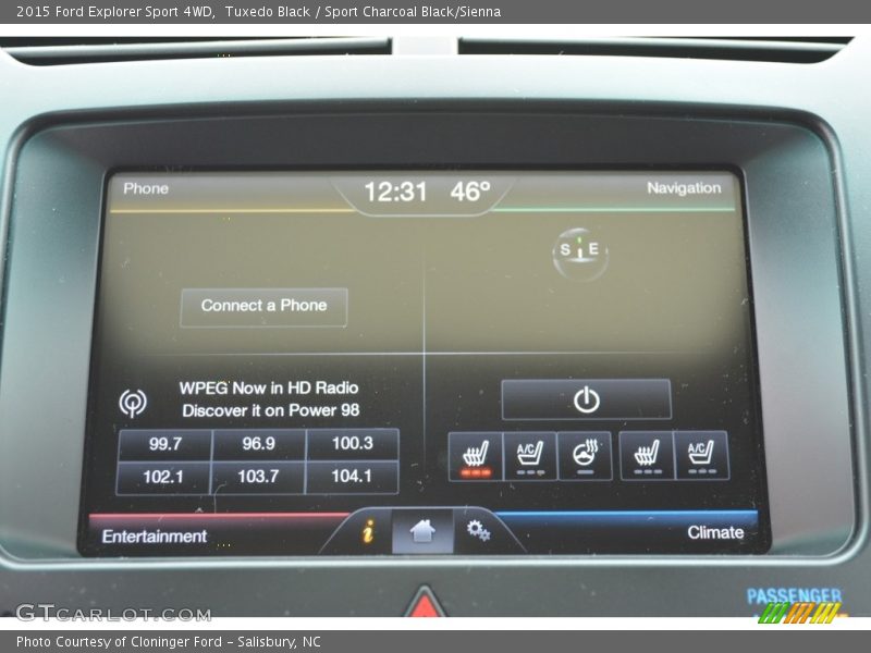 Tuxedo Black / Sport Charcoal Black/Sienna 2015 Ford Explorer Sport 4WD