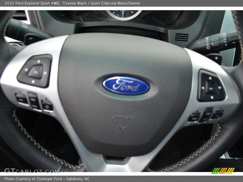 Tuxedo Black / Sport Charcoal Black/Sienna 2015 Ford Explorer Sport 4WD