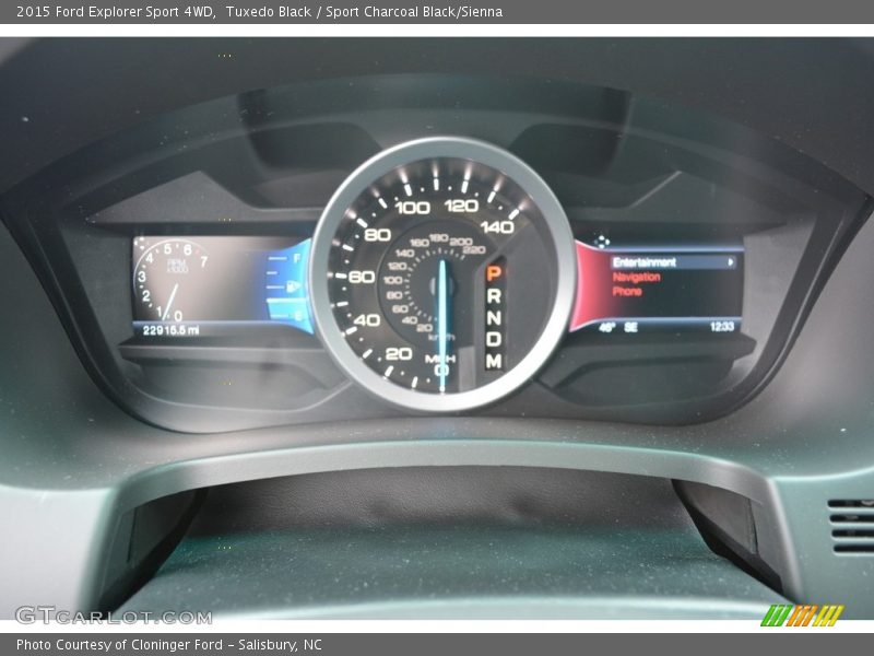 Tuxedo Black / Sport Charcoal Black/Sienna 2015 Ford Explorer Sport 4WD