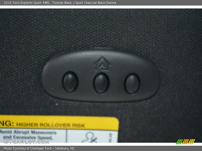 Tuxedo Black / Sport Charcoal Black/Sienna 2015 Ford Explorer Sport 4WD